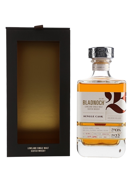 Bladnoch 2008 Single Cask Exclusive Release Bottled 2022 70cl / 53.8%