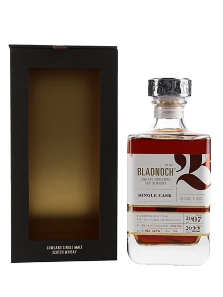 Bladnoch 2007 Single Cask Exclusive Release Bottled 2022 70cl / 56.3%