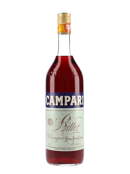 Campari Bitter Bottled 1980s - Duty Free 100cl / 28.5%