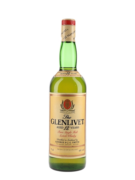 Glenlivet 12 Year Old Bottled 1980s 75cl / 40%