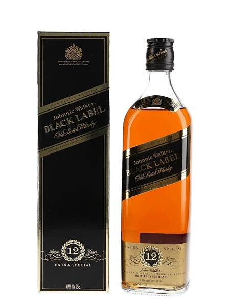 Johnnie Walker Black Label Extra Special 12 Year Old Bottled 1980s 75cl / 40%