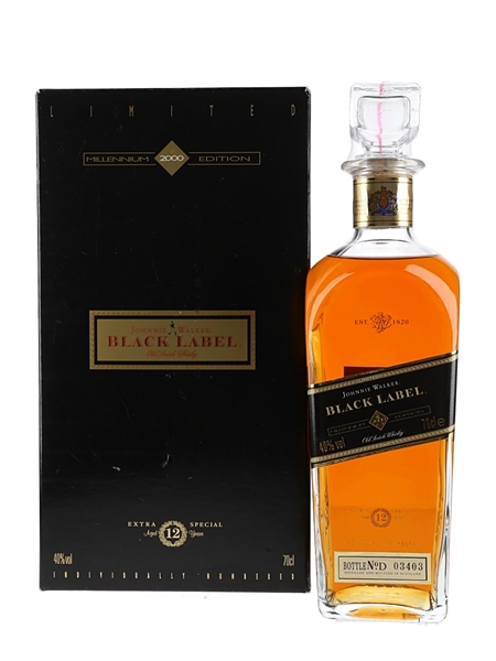 Johnnie Walker Black Label 12 Year Old Millennium Edition 70cl / 40%