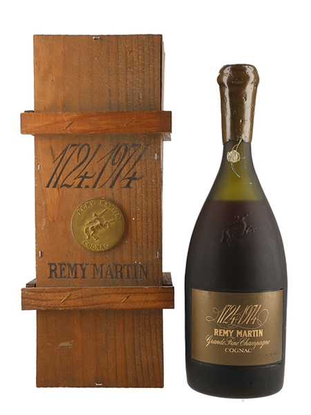 Remy Martin 250th Anniversary Cognac Bottled 1974 - France Scott Ltd 68cl