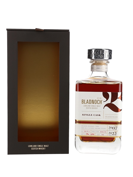 Bladnoch 2007 Single Cask Exclusive Release Bottled 2022 70cl / 56.3%