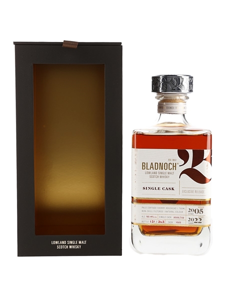 Bladnoch 2005 Single Cask Exclusive Release Bottled 2022 70cl / 50.4%