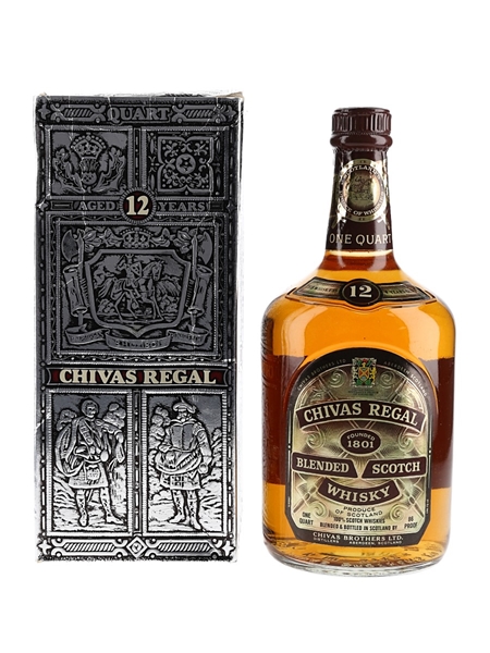 Chivas Regal 12 Year Old Bottled 1970s-1980s 94.6cl / 43%