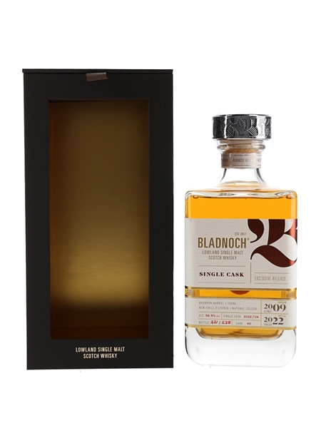 Bladnoch 2009 Single Cask Exclusive Release Bottled 2022 70cl / 56.9%