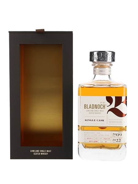 Bladnoch 2009 Single Cask Exclusive Release Bottled 2022 70cl / 56.9%