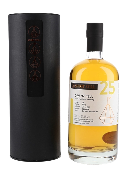 Glenlivet ''Give 'N' Tell'' 1992 25 Year Old  70cl / 51.4%