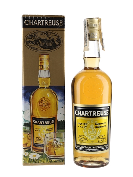 Chartreuse Yellow Bottled 1973-1985 - Tarragona 75cl / 40%