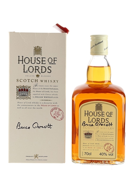 House Of Lords Bottled 2000s - Signed By Bruce Grocott 70cl / 40%