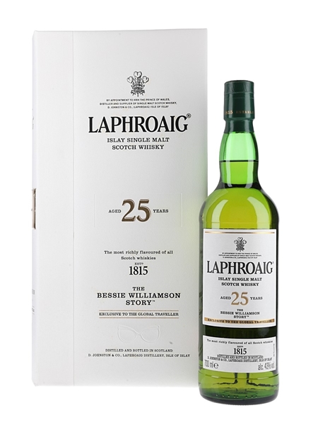 Laphroaig 25 Year Old The Bessie Williamson Story - Travel Retail Exclusive 70cl / 43%