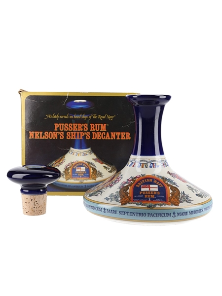 Pusser's British Navy Rum Nelson Ships' Decanter 100cl / 54.5%