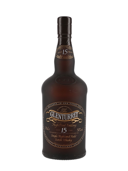 Glenturret 15 Year Old Bottled 1990s - Frosted Bottle 70cl / 50%