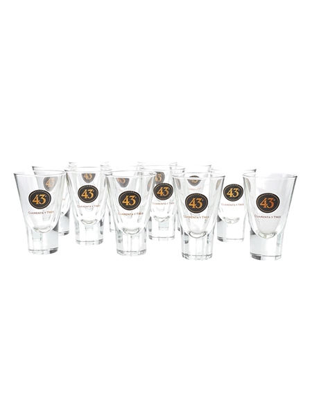 Licor 43 Glasses  12 x 11cm x 7cm