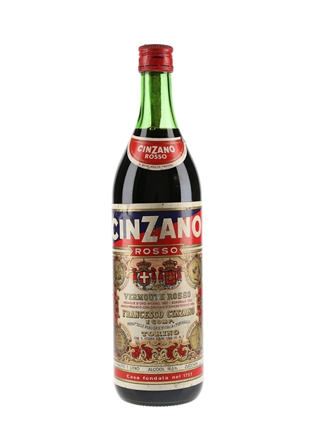 Cinzano Rosso Vermouth Bottled 1980s 100cl / 16.5%