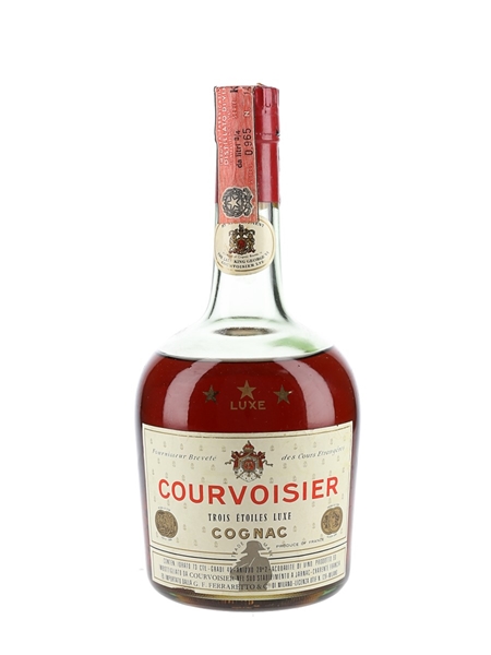 Courvoisier 3 Star Luxe Bottled 1960s-1970s - Ferraretto 73cl / 40%