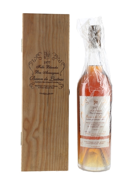 Baron De Lustrac 1977 Bas Armagnac  70cl / 42%