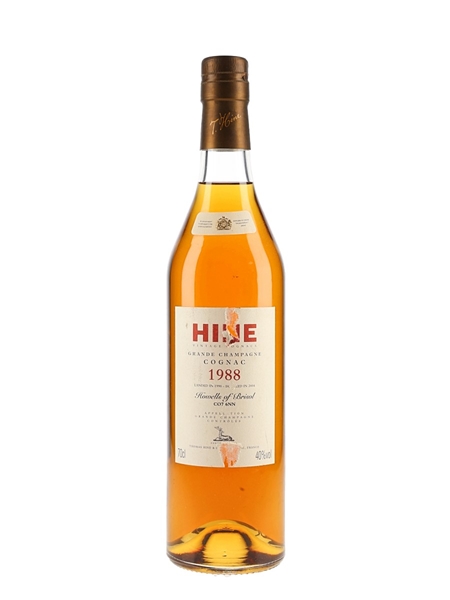 Hine 1988 Grande Champagne Cognac Landed 1990, Bottled 2004 - Howells Of Bristol 70cl / 40%