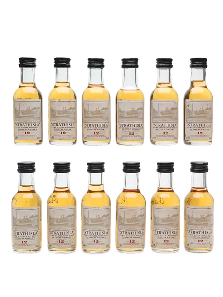 Strathisla 12 Year Old Miniatures 12 x 5cl / 43%