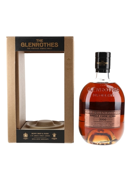 Glenrothes 2000 Single Cask #2364 Bottled 2017 - UK Exclusive 70cl / 58.7%