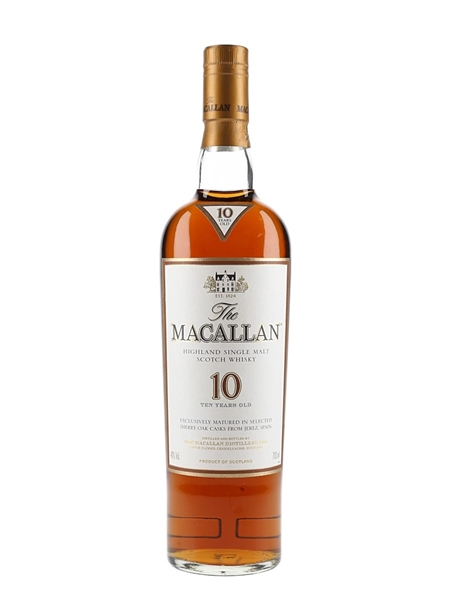 Macallan 10 Year Old Sherry Oak 70cl / 40%