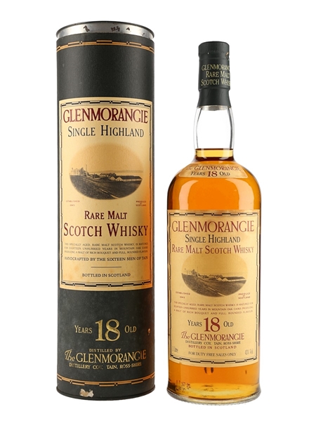 Glenmorangie 18 Year Old Bottled 1990s 100cl / 43%