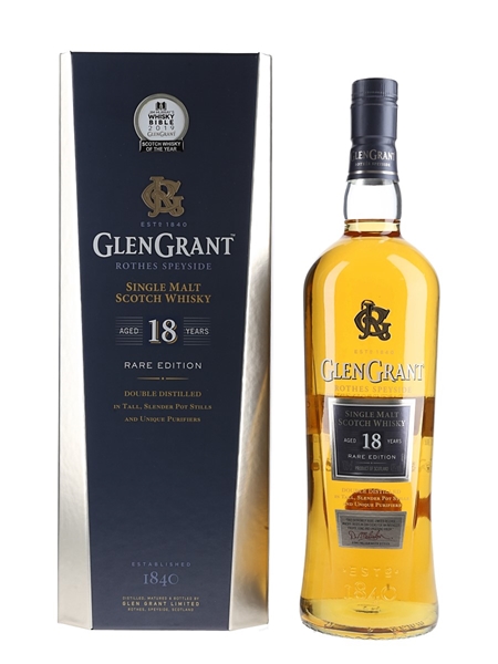 Glen Grant 18 Year Old Rare Edition  100cl / 43%