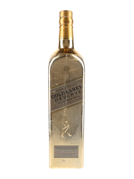 Johnnie Walker Gold Label Reserve Bullion Bottle -  Travel Retail Exclusive 100cl / 40%