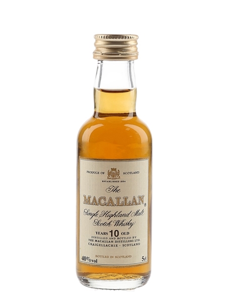 Macallan 10 Year Old Bottled 1990s 5cl / 40%