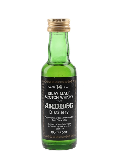 Ardbeg 14 Year Old Bottled 1970s - Cadenhead's 5cl / 46%