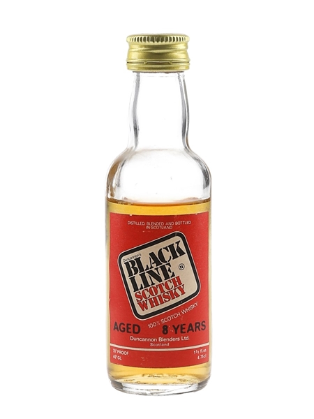 Duncannon's Black Line Bottle 1980s 4.75cl / 40%