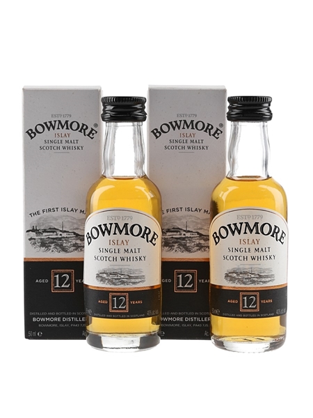 Bowmore 12 Year Old  2 x 5cl / 40%