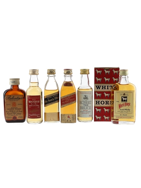 Assorted Blended Scotch Whisky  6 x 5cl