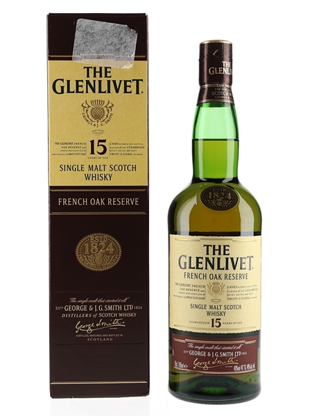 Glenlivet 15 Year Old French Oak Reserve Bottled 2009 70cl / 40%