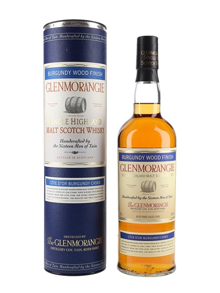 Glenmorangie Burgundy Wood Finish Bottled 2000s - Duty Free 75cl / 43%