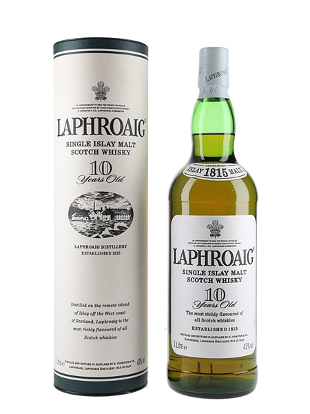 Laphroaig 10 Year Old Bottled 1990s 100cl / 43%