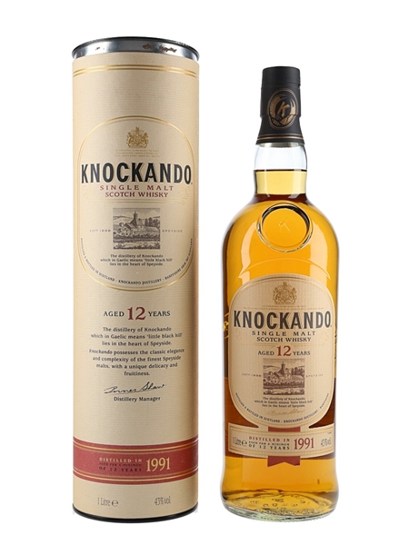 Knockando 1991 12 Year Old  100cl / 43%