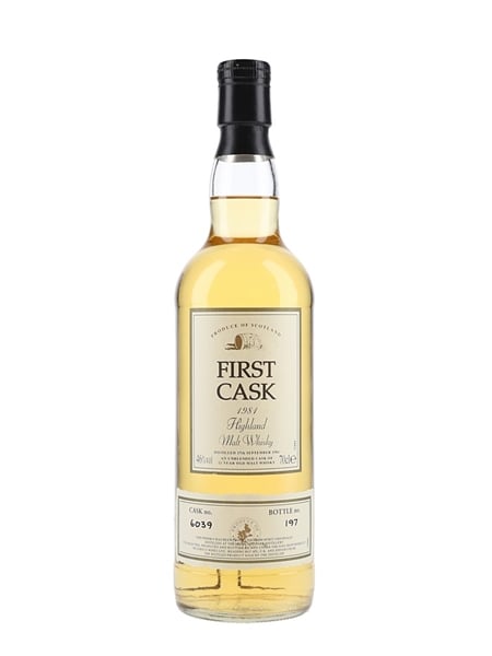 Highland Park 1981 23 Year Old Cask 6039 First Cask 70cl / 46%