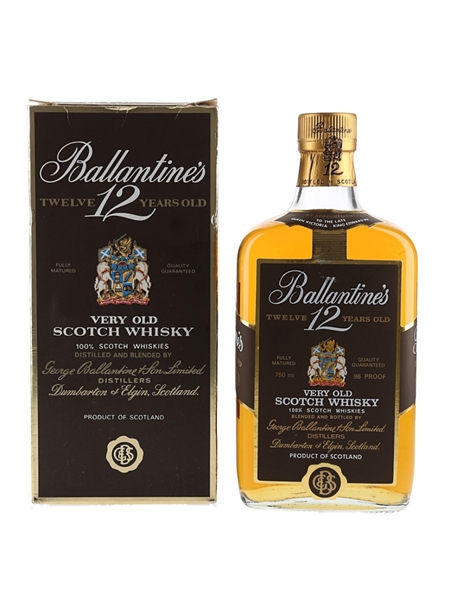 Ballantine's 12 Year Old Bottled 1980s 75cl / 43%