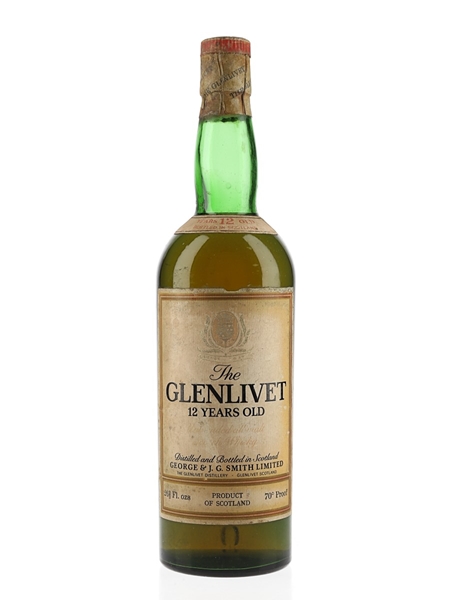 Glenlivet 12 Year Old Bottled 1970s 75.7cl / 40%