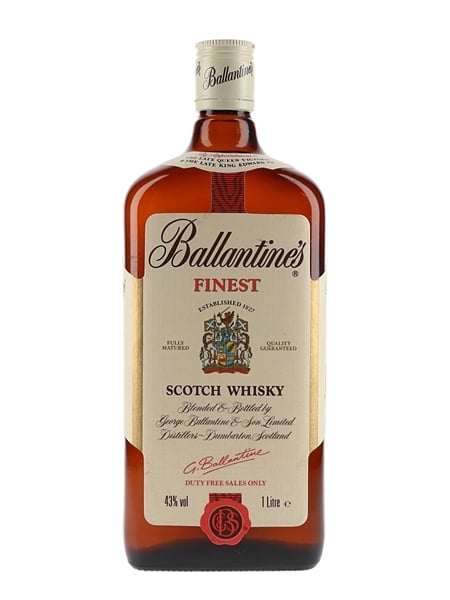 Ballantine's Finest Bottled 1980s - 1990s - Duty Free Sales 100cl / 43%