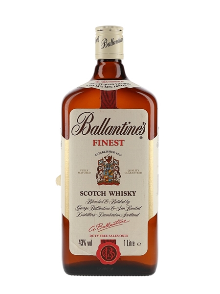 Ballantine's Finest Bottled 1980s - 1990s - Duty Free Sales 100cl / 43%