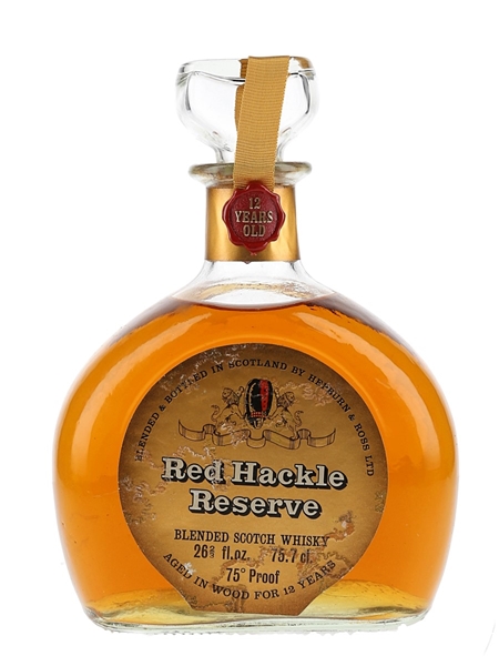 Red Hackle 12 Year Old Bottled 1970s 75.7cl / 43%