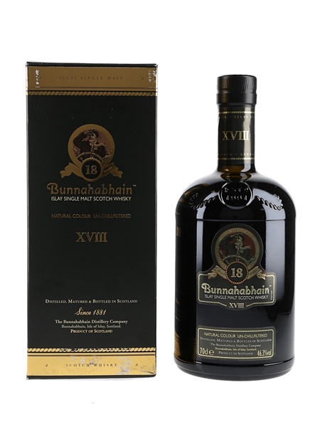 Bunnahabhain 18 Year Old XVIII  70cl / 46.3%