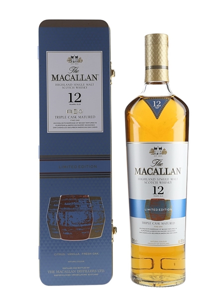 Macallan 12 Year Old Triple Cask Matured Limited Edition 70cl / 40%