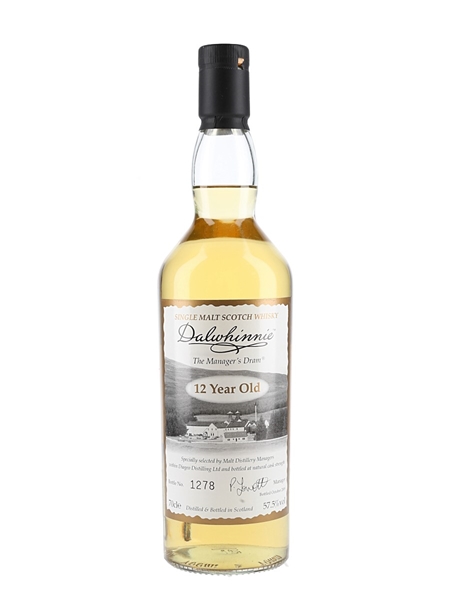 Dalwhinnie 12 Year Old Bottled 2009 - The Manager's Dram 70cl / 57.5%