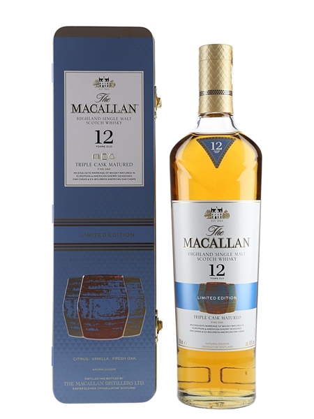 Macallan 12 Year Old Triple Cask Matured Limited Edition 70cl / 40%