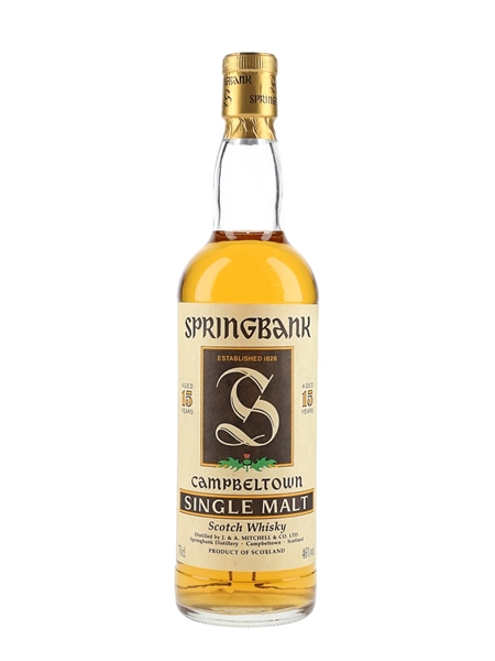 Springbank 15 Year Old Green Thistle Bottled 1990s 70cl / 46%