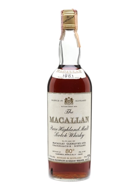 Macallan 1961 Campbell, Hope & King Bottled 1970s - Rinaldi 75cl / 46%